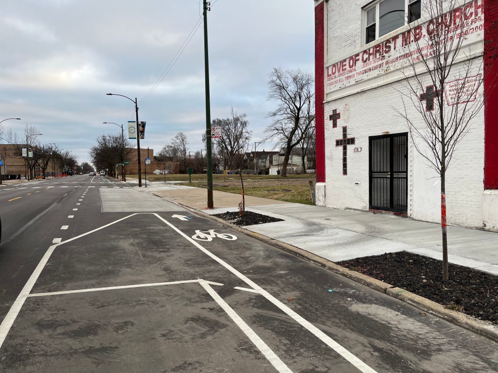All is quiet on New Year’s Day. 5th and final part of SBC’s Bike Lane Fest 2024: South Side