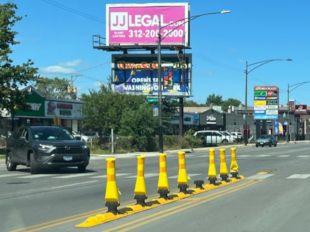 After residents demanded action, CDOT installed temporary traffic calming on deadly Pulaski Road. Will IDOT let them make it permanent?