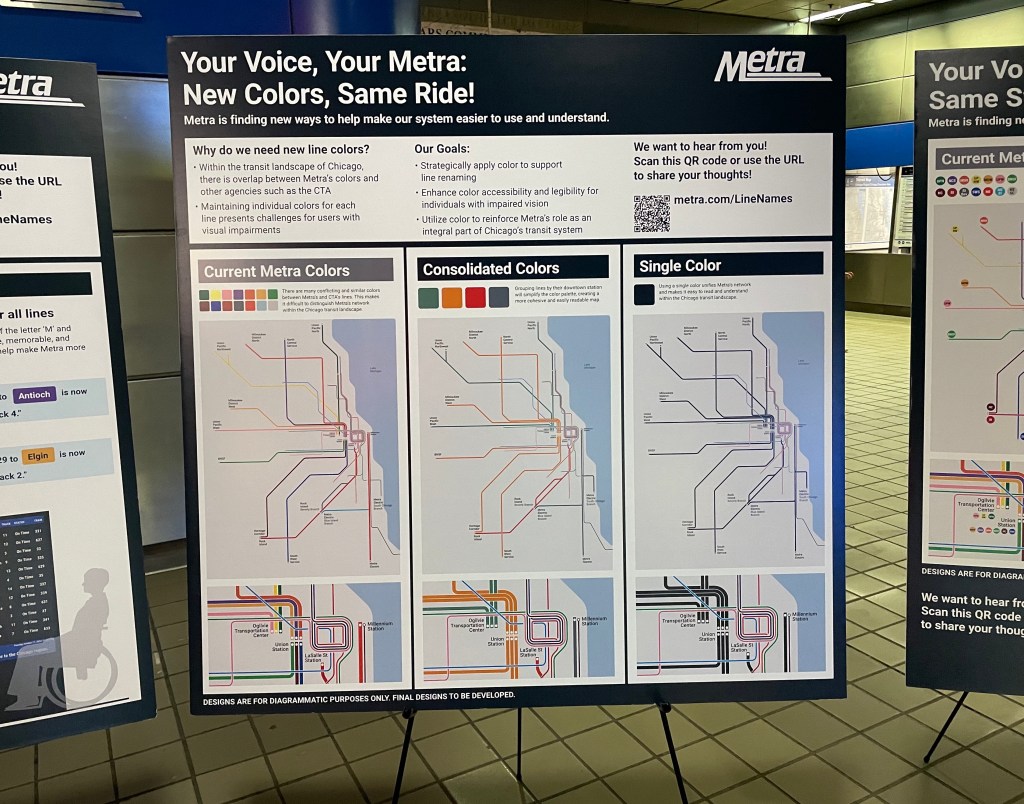 Blurred lines: At three meetings this week at downtown terminals, Metra asks riders for input on renaming commuter rail routes