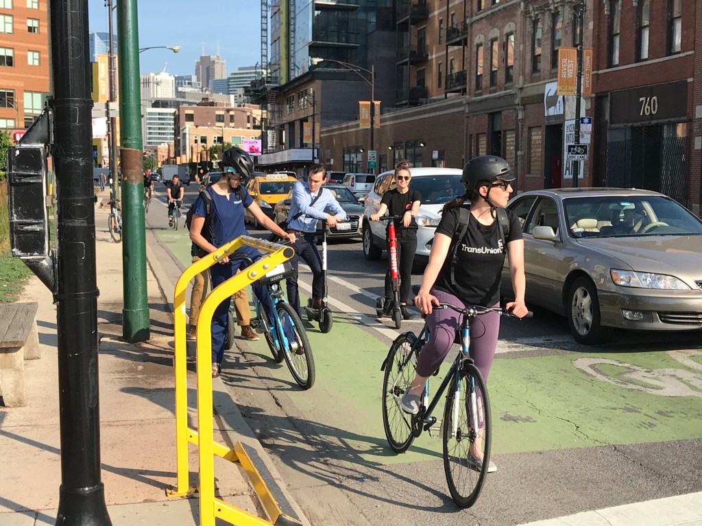 Mapped: Here’s how to bike around the Kinzie to Chicago Ave. closure of the Milwaukee Avenue “Hipster Highway”