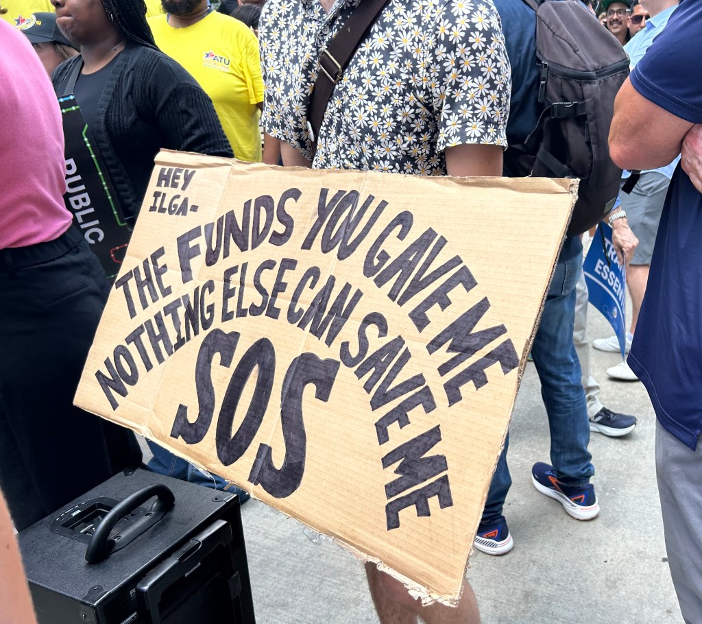 Politicians and some 100 advocates showed up for Rally to Fix and Fund Public Transit at Union Station, kicking off “Hot Transit Summer”