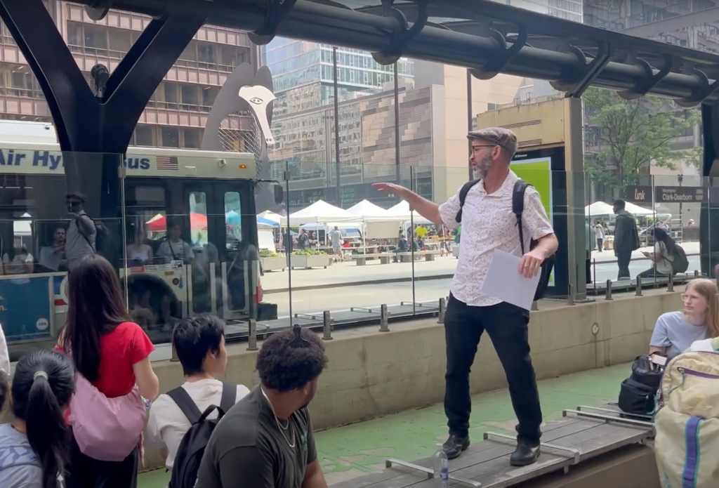 The Chicagoland sustainable transportation scene in nutshell: My presentation to University of Michigan students