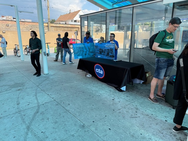 CTA seeks feedback, activists urge action at pop-ups