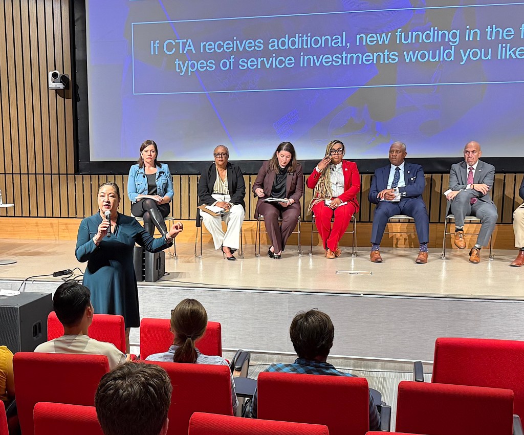 During budget town hall at Malcolm X College, officials promise to save the CTA by any means necessary