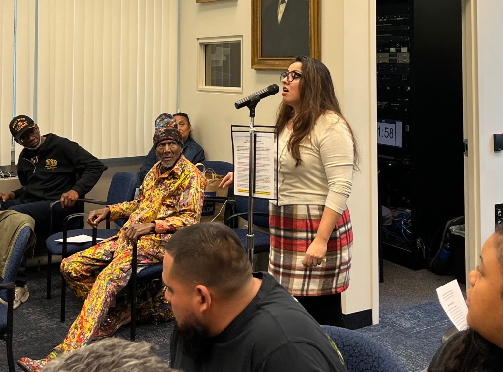 Archer Guardians anti-Safe Streets protesters turned today’s Pedestrian and Traffic Safety Committee meeting into a campaign stop