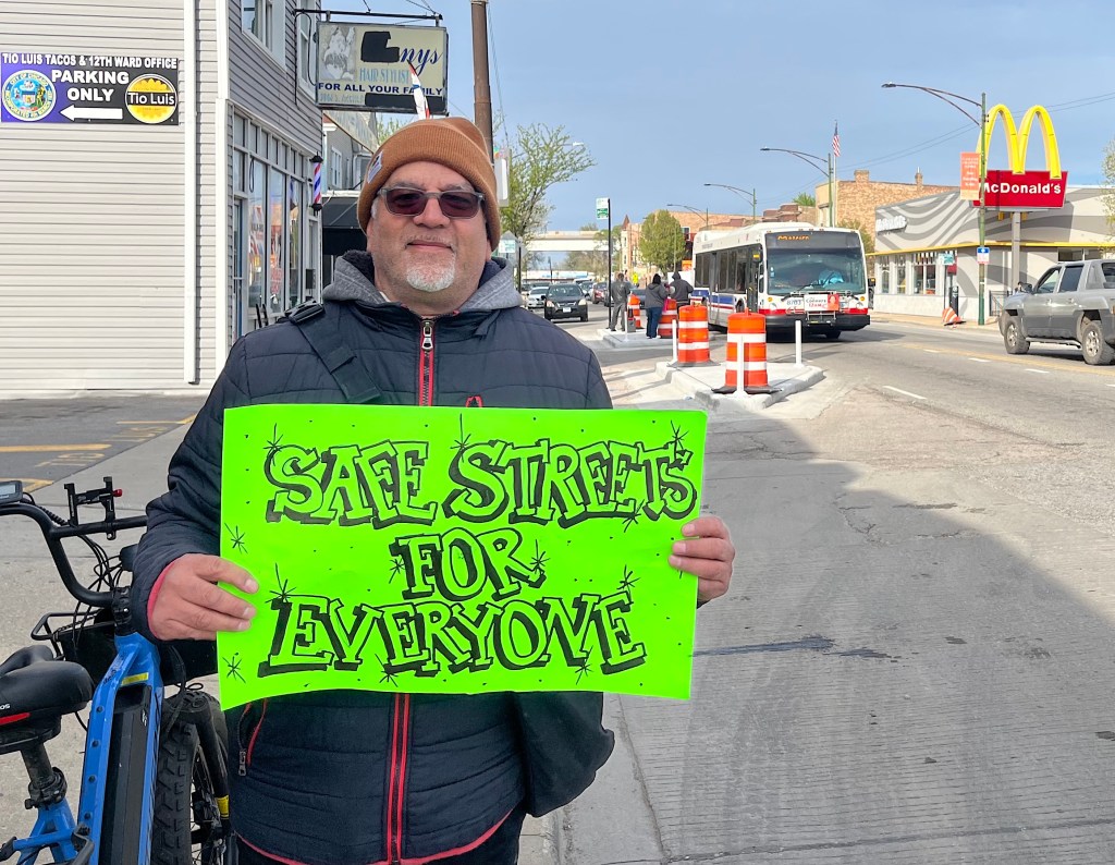 Interview with the lone wolf: Discussing recent Safe Streets wins and bikelash shenanigans with a pro-Archer project rally organizer while he was outnumbered