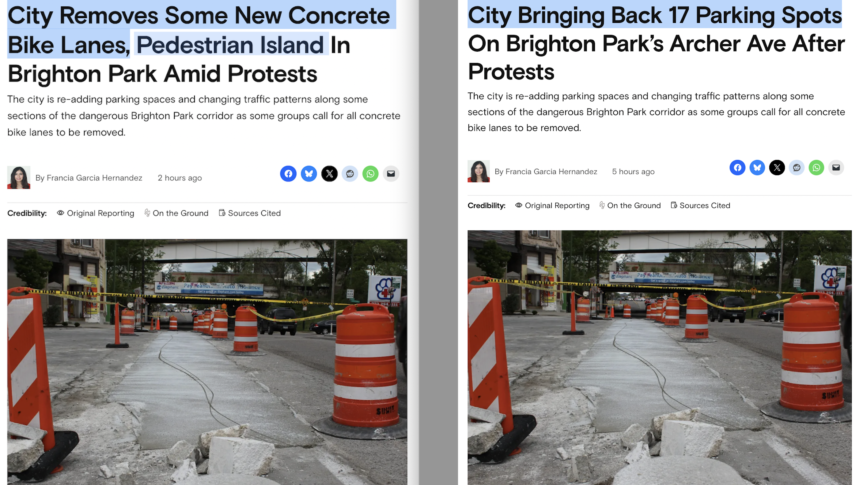Anatomy of a correction: Kudos to Block Club Chicago for fixing today's Archer project article after feedback from officials, readers, and Streetsblog - Streetsblog Chicago