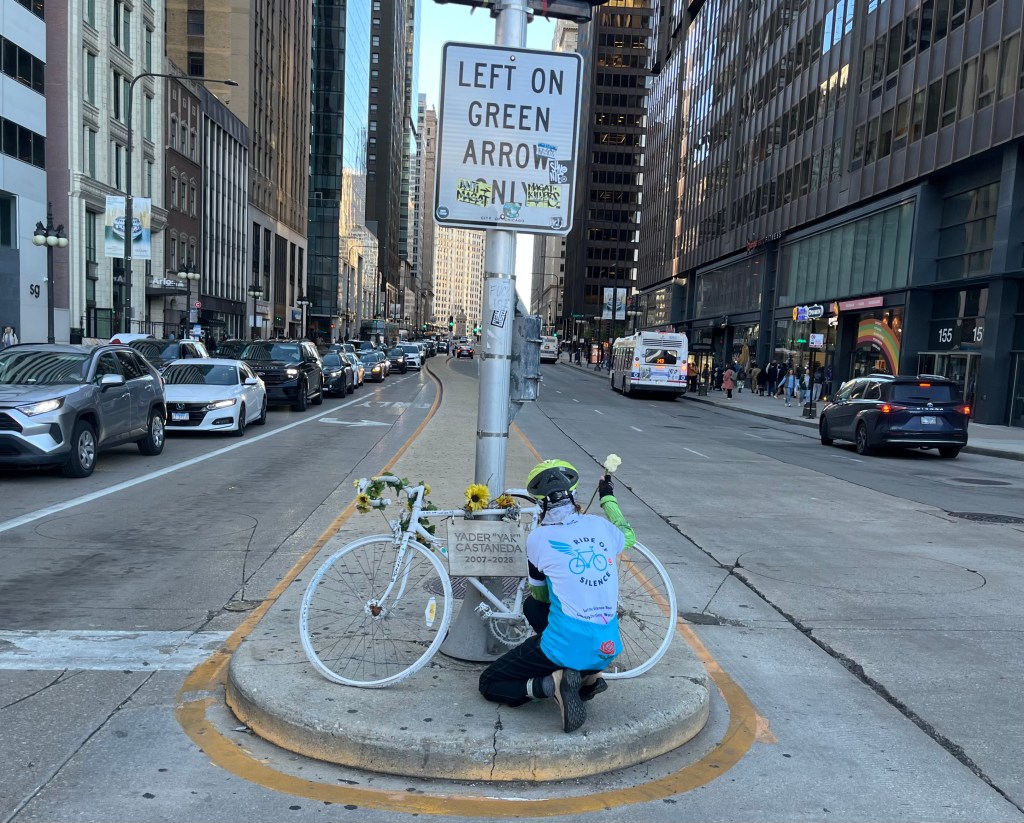 On the day Illinois passed the Stop Super Speeders law, the Ride of Silence was a reminder of how far we have to go to make our streets safe