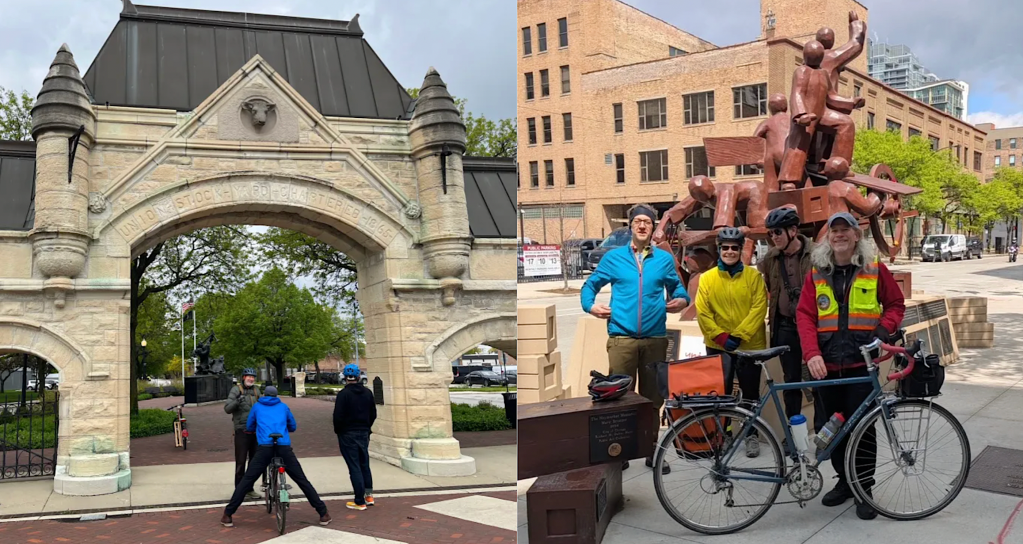 May Day, May Day! Scenes from two different Chicago bike rides celebrating the labor holiday
