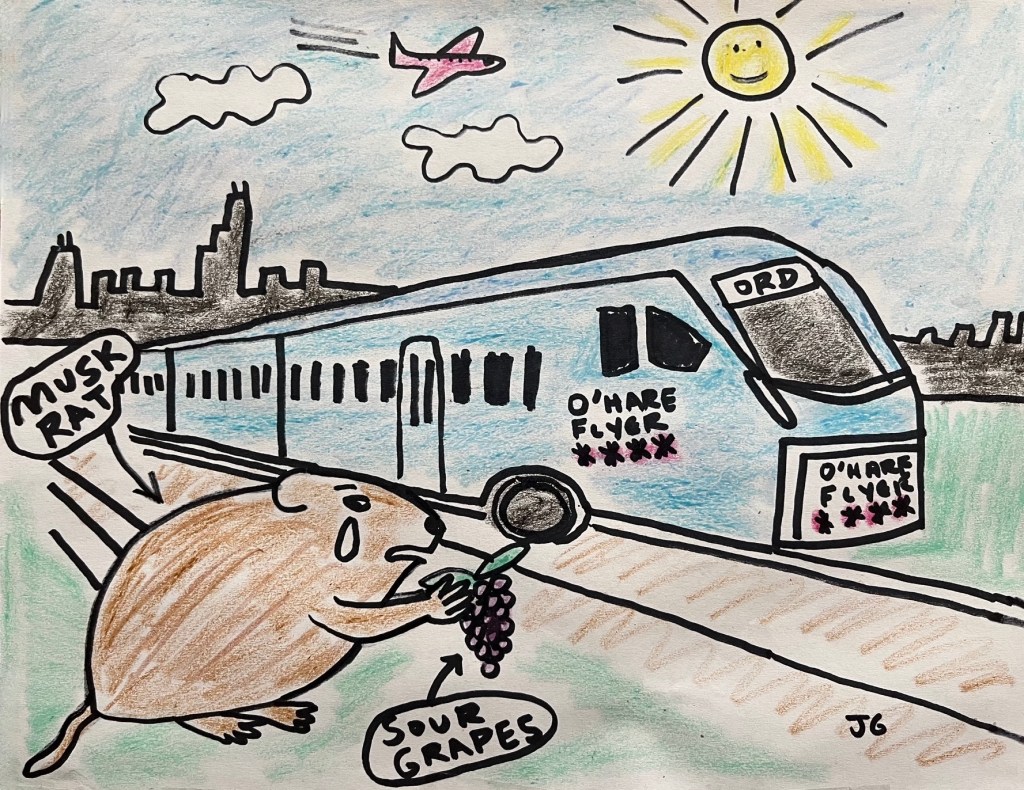 Photo for 'DePaul’s Schwieterman and High Speed Rail Alliance’s Harnish hope the O’Hare Flyer will succeed where Elon Musk failed'