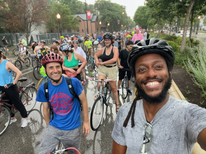 Sen. Simmons on winning $300K for a bike grid plan, with goal to “start building out that grid over the next several years.”