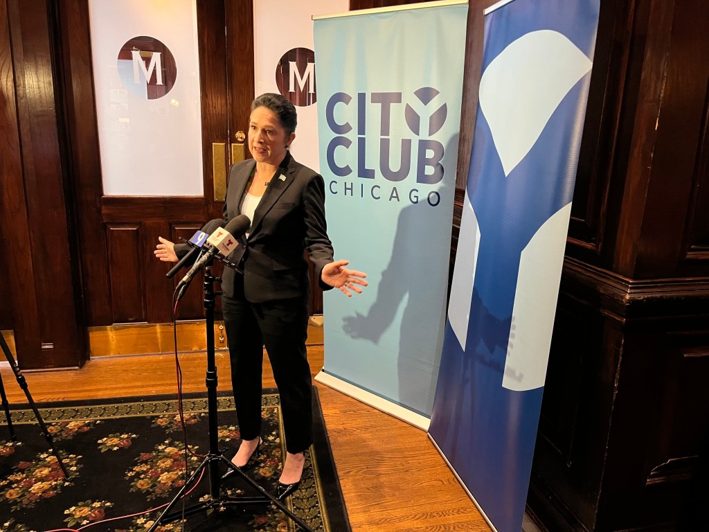 Asked about calling the Archer project a “debacle,” Susana Mendoza says she didn’t discuss the issue with previous ally and Archer protest promoter Juan Rangel